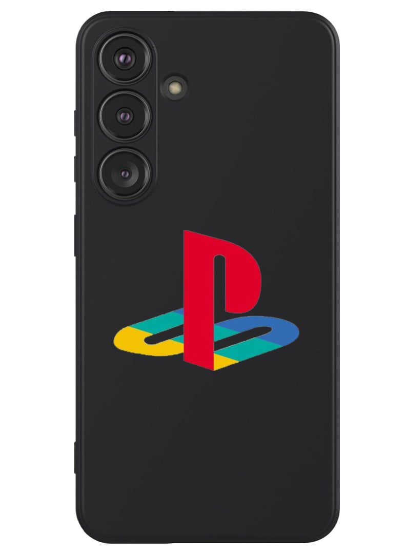 Theodor غطاء سليم واقي من السيليكون السائل مع حماية كاملة للجسم، مضاد للخدش وصدمات، لSamsung Galaxy S24 (أسود) - Image 1