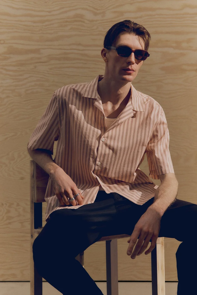 H&M Regular Fit Cotton resort shirt