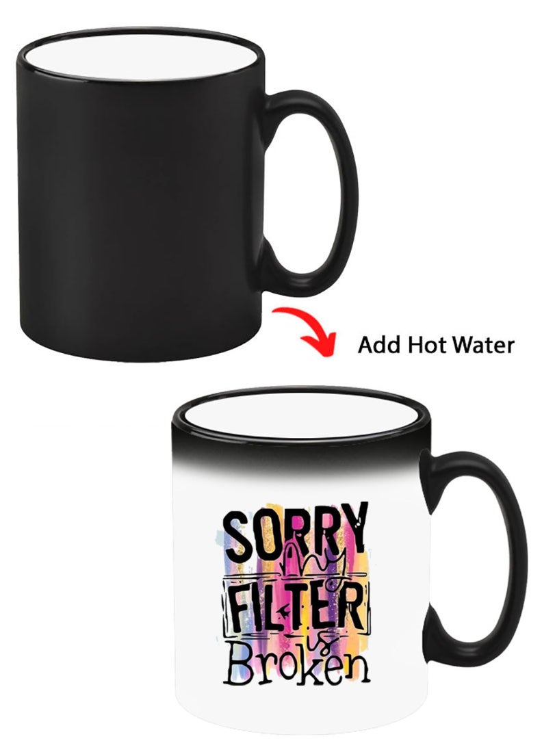 Theodor Color Changing Heat Sensitive Ceramic Mug, Image Revealed When HOT Liquid is Added! Sorry filter is broken - Image 1