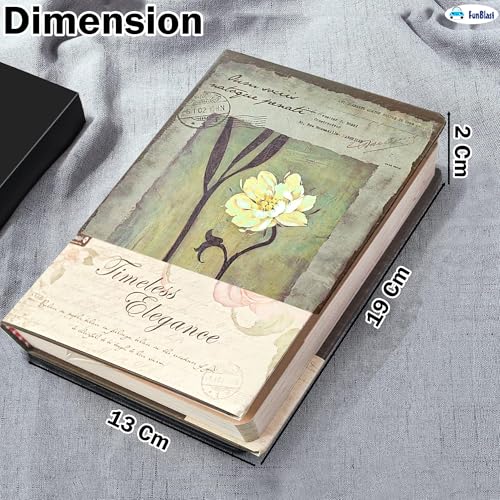 FunBlast Aesthetic Diary for Girls – Kawaii Diaries, Stylish Diary, Notebooks Diary for School, Home, Office, Travel Diary & Notebook – A5 Size (114 Sheets, 228+ Pages) (White Flower) - Image 3