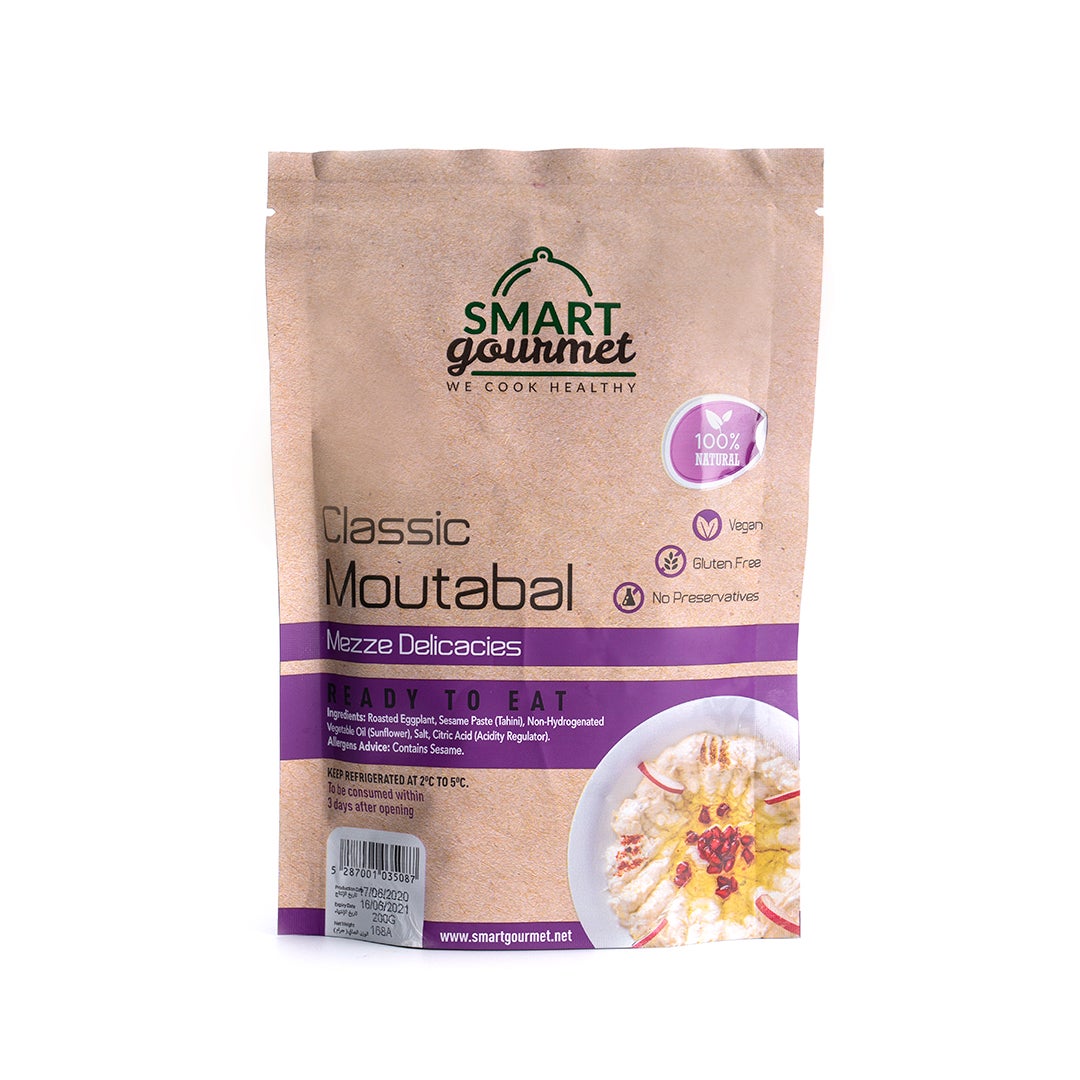 Smart Gourmet Classic Moutabal 200g - Vegan Dip