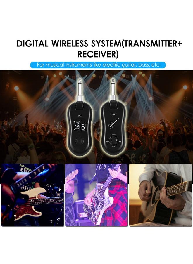 Thoraya - Wireless Guitar Wireless System Guitar Transmitter with Receiver Support OTG Recording 30-50m Transmission Range for Electric Guitar Bass - Image 1