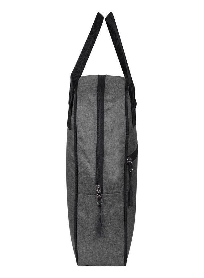 OxbOw Travel Lunch/Tiffin/Storage Bag with Bottle Comportment Picnic Tote Cooler Bag for Women Kids Men Office, College & School (Black) - Image 5