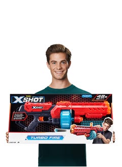 Zuru X-Shot Excel Turbo Fire 48Darts -Action Aiming Game For Kids, Teen, Adults Boys & Girls, Outdoor Holiday Activities, Gifts For Kids Ages 8+  - Image 3