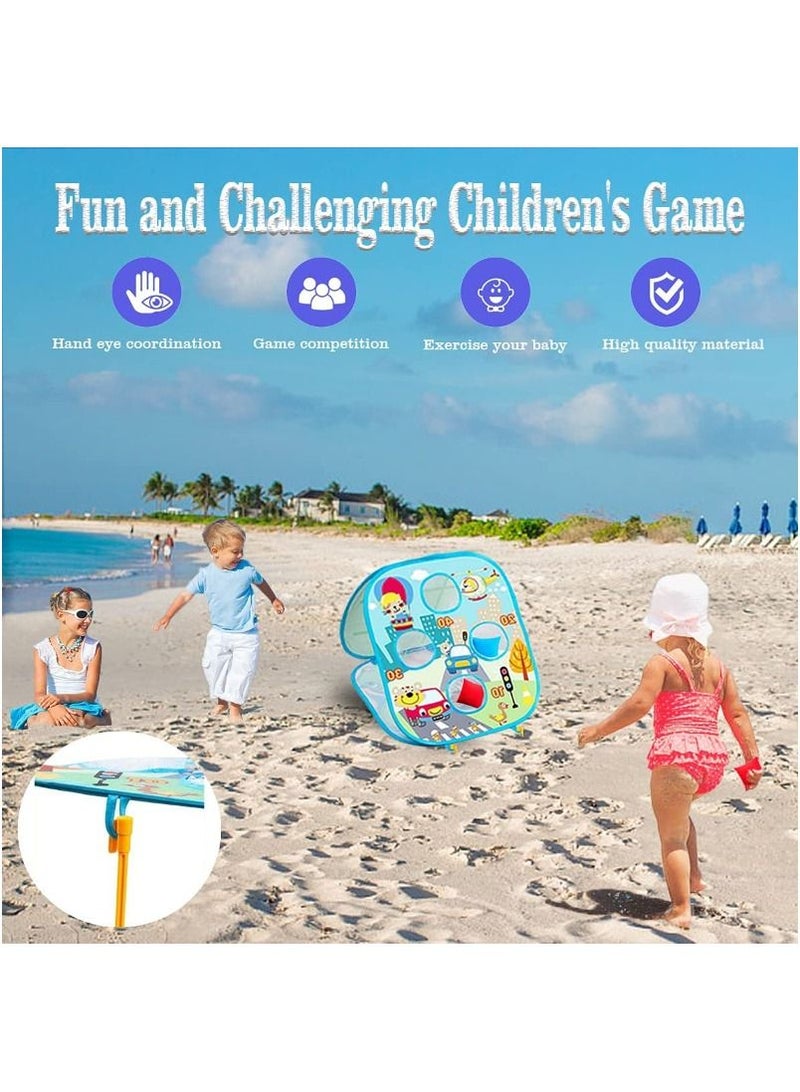 ACLIX Bean Bag Toss Game Toys for Kids Outdoor Beach Games DartBoard for Kids Outside Indoor Fun Gift Toys for Toddlers Family Corn Hole Game Set For Boys And Girls - Image 5