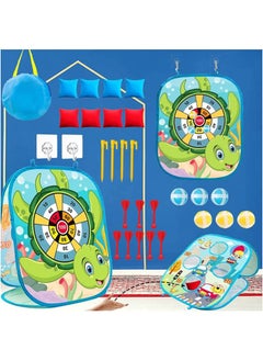 ACLIX Bean Bag Toss Game Toys for Kids Outdoor Beach Games DartBoard for Kids Outside Indoor Fun Gift Toys for Toddlers Family Corn Hole Game Set For Boys And Girls  - Image 1