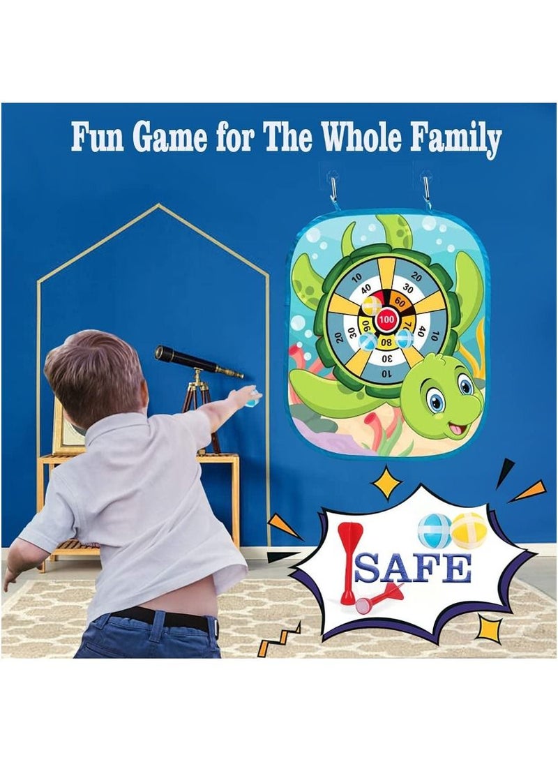 ACLIX Bean Bag Toss Game Toys for Kids Outdoor Beach Games DartBoard for Kids Outside Indoor Fun Gift Toys for Toddlers Family Corn Hole Game Set For Boys And Girls - Image 3