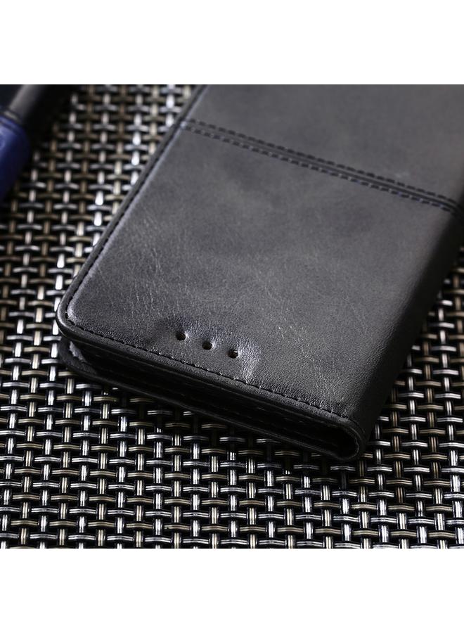 اس-توب جراب لهاتف iPhone 14 Pro جراب هاتف من الجلد المغناطيسي بنسيج البقر - Image 5