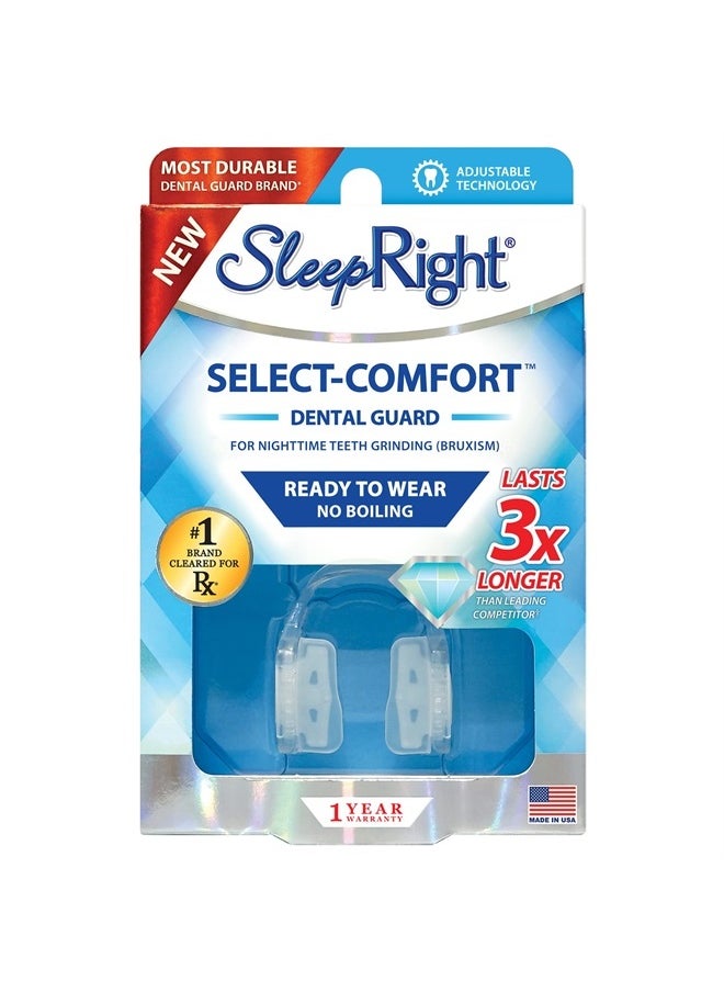 SleepRight - Select-Comfort Dental Guard (New Version) - Sleeping Teeth Guard – Mouth Guard to Prevent Teeth Grinding - Image 1