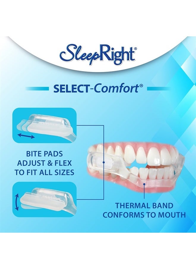 SleepRight - Select-Comfort Dental Guard (New Version) - Sleeping Teeth Guard – Mouth Guard to Prevent Teeth Grinding - Image 1