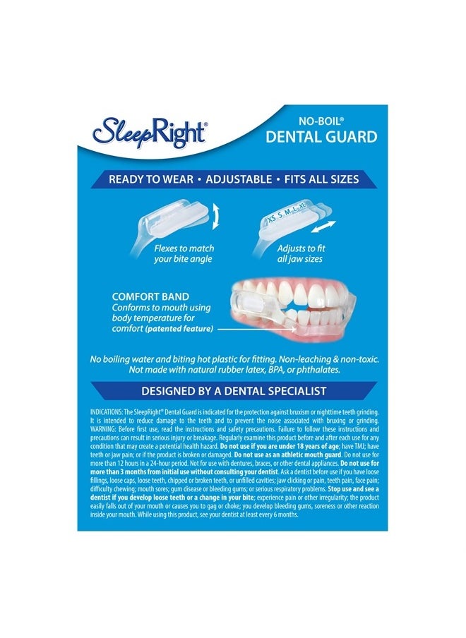 SleepRight - Select-Comfort Dental Guard (New Version) - Sleeping Teeth Guard – Mouth Guard to Prevent Teeth Grinding - Image 1
