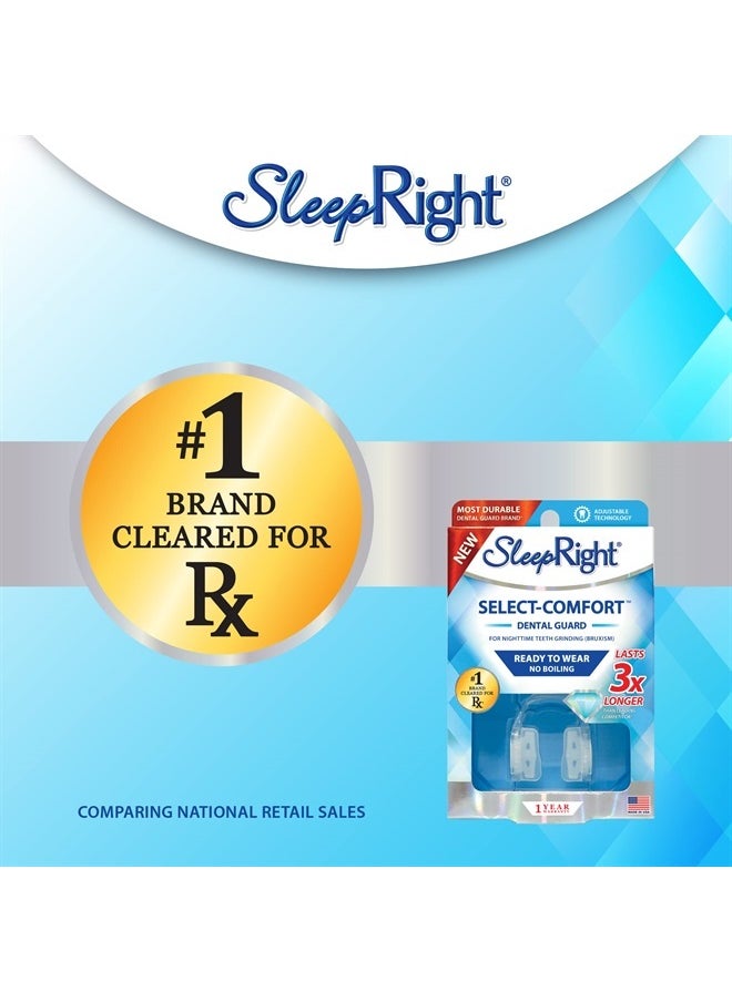 SleepRight - Select-Comfort Dental Guard (New Version) - Sleeping Teeth Guard – Mouth Guard to Prevent Teeth Grinding - Image 1