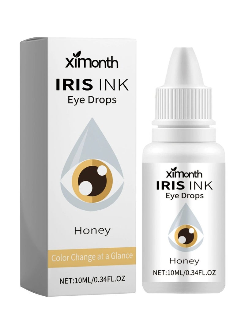ximonth Eye Color Changing Drops,Fancy Drops Eye Color Changer,Spectraeye Color Changing Drops,Irisink Color Changing Eye Drops,Irisluma Advanced Eye Color Changing Drops (Honey)  - Image 1