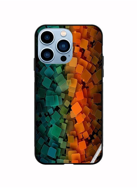 Protective Case Cover For Apple iPhone 13 Pro Abstract Design Multicolour