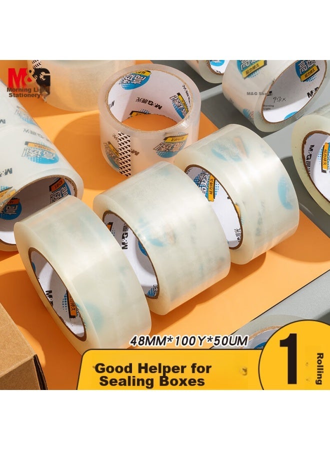 M.G Chenguang High Transparency Packing Tape, 48mm x 100y x 50um, Single Roll - Express Delivery Warehouse  Supplies - Image 2