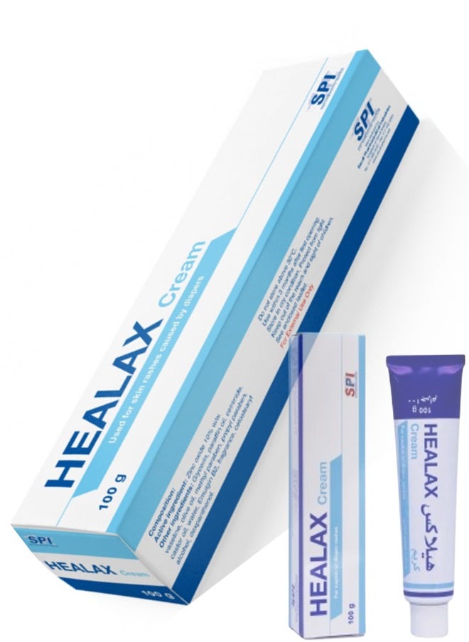 SPI Healax cream for skin rashes caused by diapers 100 Gm  - Image 1