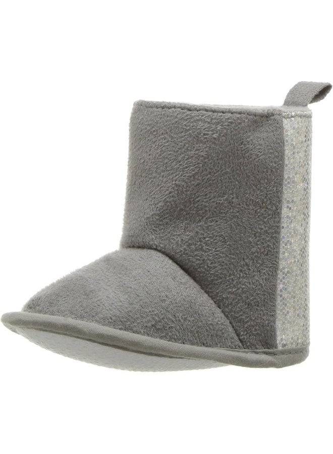 Luvable Friends Luvable Friends Winter Boot With Glitter unisex-baby Crib Shoe  - Image 1
