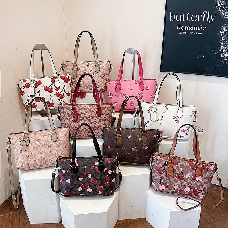 Bags For Women New Fashion Basket-Style Bags For Women Textured Shoulder Crossbody Handbags For Girls - Image 2
