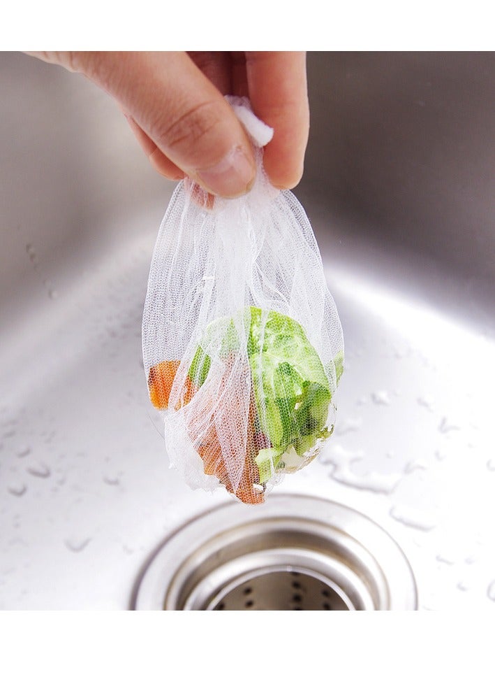 100pcs Disposable Mesh Sink Filter Bags, Flex Kitchen Sink Filter Mesh Trash Bags Anti-Clogging, Fits Most Sizes Sink Filters  - Image 3