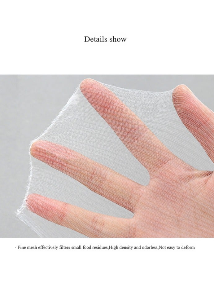 100pcs Disposable Mesh Sink Filter Bags, Flex Kitchen Sink Filter Mesh Trash Bags Anti-Clogging, Fits Most Sizes Sink Filters  - Image 5
