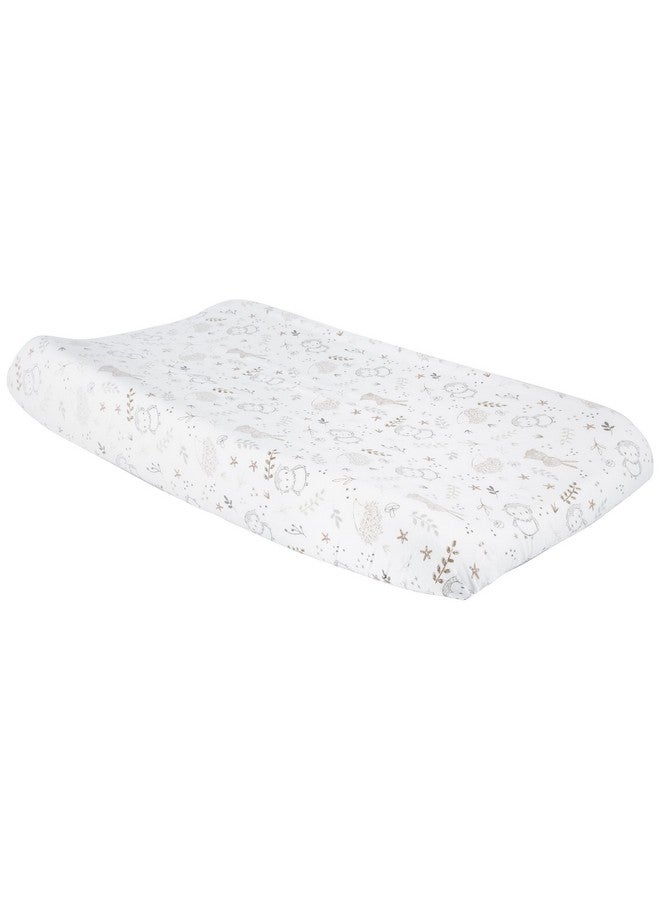 Trend Lab Woodland Friends Deluxe Flannel Changing Pad Cover - Image 1