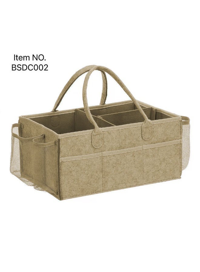 BabyShine Multi-Compartment Storage Organizer Bag – Large Capacity with Mesh Pockets - Image 1