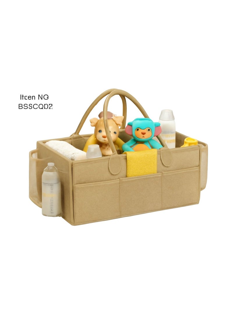 BabyShine Multi-Compartment Storage Organizer Bag – Large Capacity with Mesh Pockets - Image 2