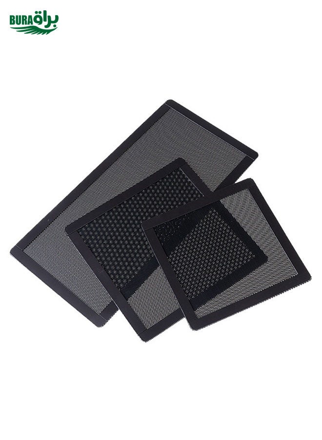 BURAQ 10pcs 12x36cm With Magnetic Suction PVC Cooling Fan Dust Net Desktop Computer Industrial Fan Filter Cover  - Image 3