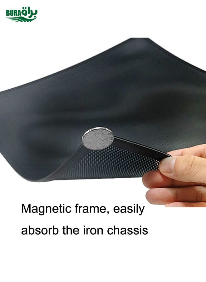 BURAQ 10pcs 12x36cm With Magnetic Suction PVC Cooling Fan Dust Net Desktop Computer Industrial Fan Filter Cover  - Image 4