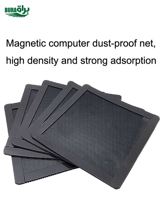 BURAQ 10pcs 12x36cm With Magnetic Suction PVC Cooling Fan Dust Net Desktop Computer Industrial Fan Filter Cover  - Image 5