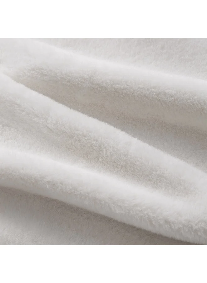 Home Box Lla Ura Rabbit Fur Double Layer Twin Blanket 150 x 220 cm