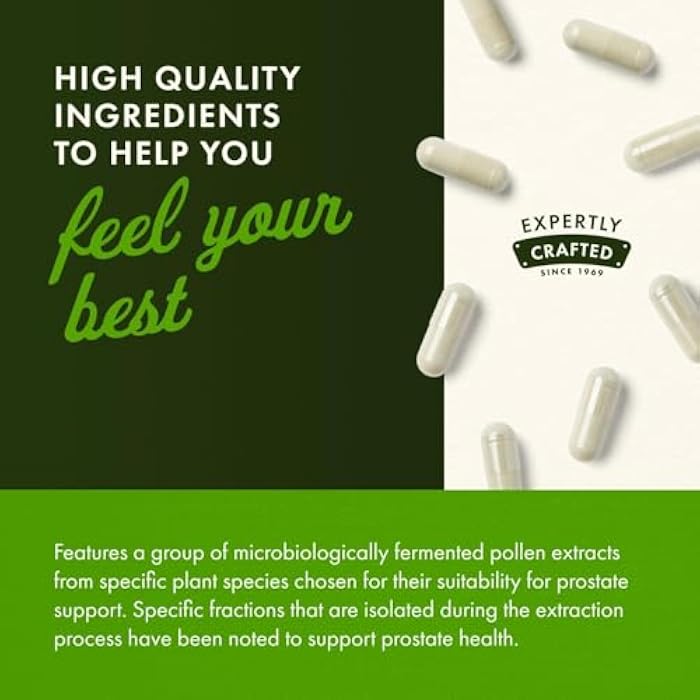 Swanson Maximum Strength Graminex Flower Pollen Extract - Supports Prostate Health, Urinary Tract Function, and Kidney Health - Mens Health Supplement - (60 Capsules, 500mg Each) (4 Pack) - Image 5