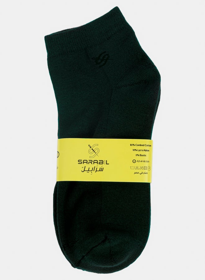 Sarabil Half A Towel Socks Olive - Image 1