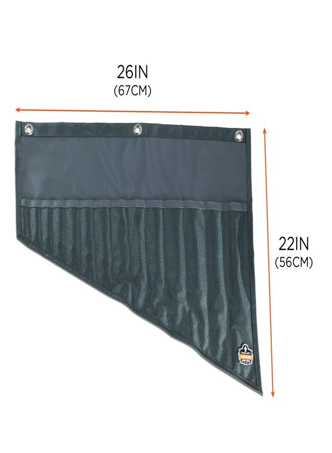 Ergodyne Arsenal 5872 Wrench Roll-Up Pouch, Tall, 14-Pockets, Gray - Image 5