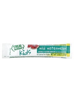 True Citrus True Citrus, Kids, True Lemon, Wild Watermelon, 10 Packets, 0.12 oz (3.5 g) Each  - Image 3