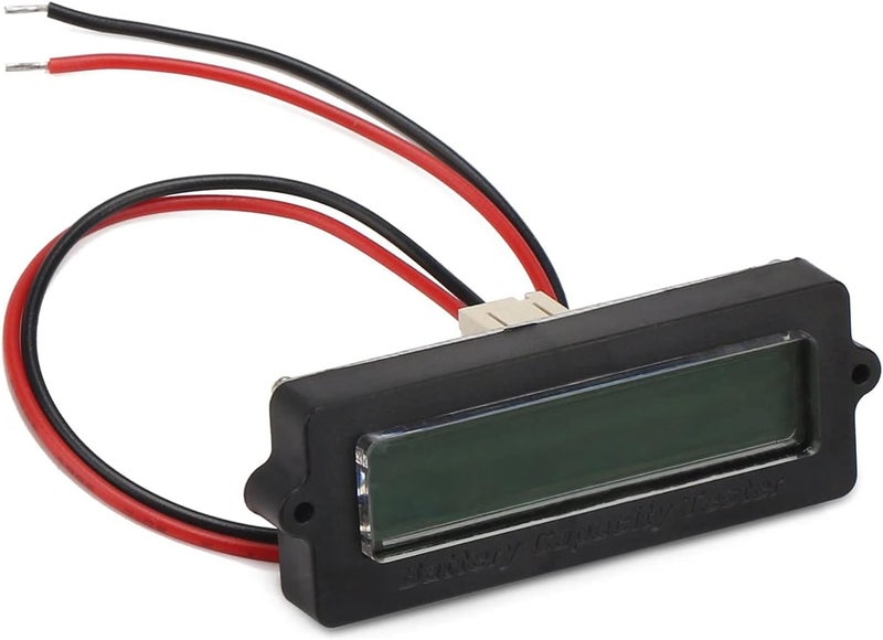 2 قطعة عداد، جهاز اختبار سعة بطارية الرصاص الحمضية DC 8-63V 12V-48V، شاشة رقمية LCD لمؤشر حالة البطارية، مؤشر حالة بطارية الليثيوم للسيارات العامة والمركبات - Image 1