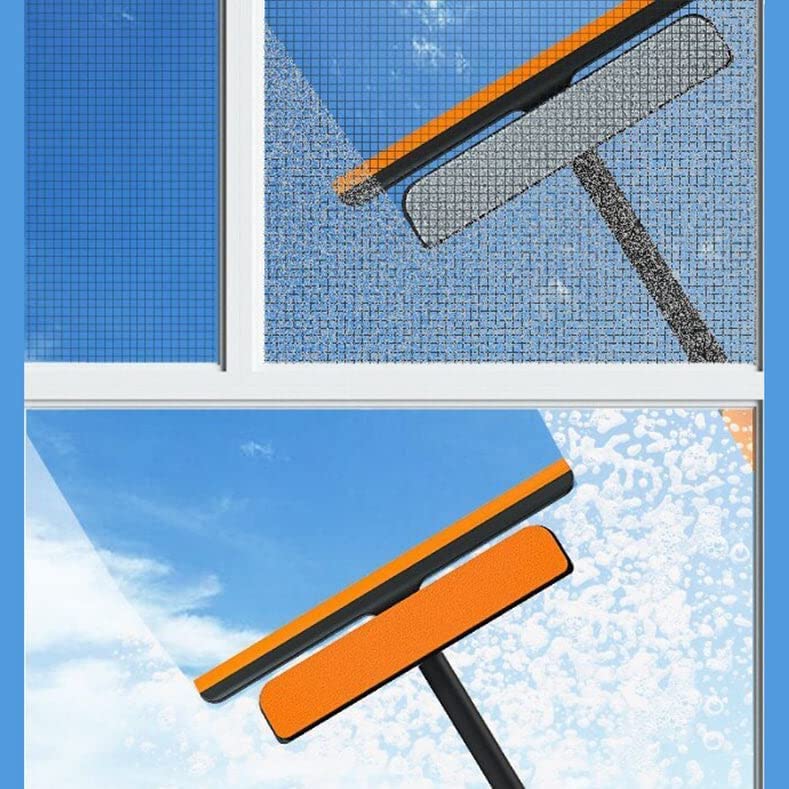 KIDINGTON 3 in 1 Glass Wiper Used in All Kinds of Household and Official Places for Cleaning and Wiping of Floors Glasses and DUST ETC