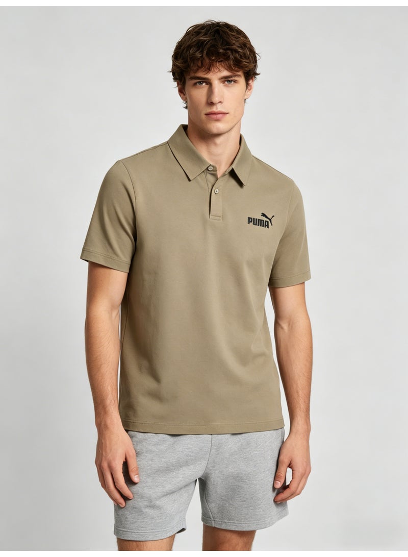 بوما PUMA Men’s Khaki Classic Polo | Versatile Everyday Essential - Image 5