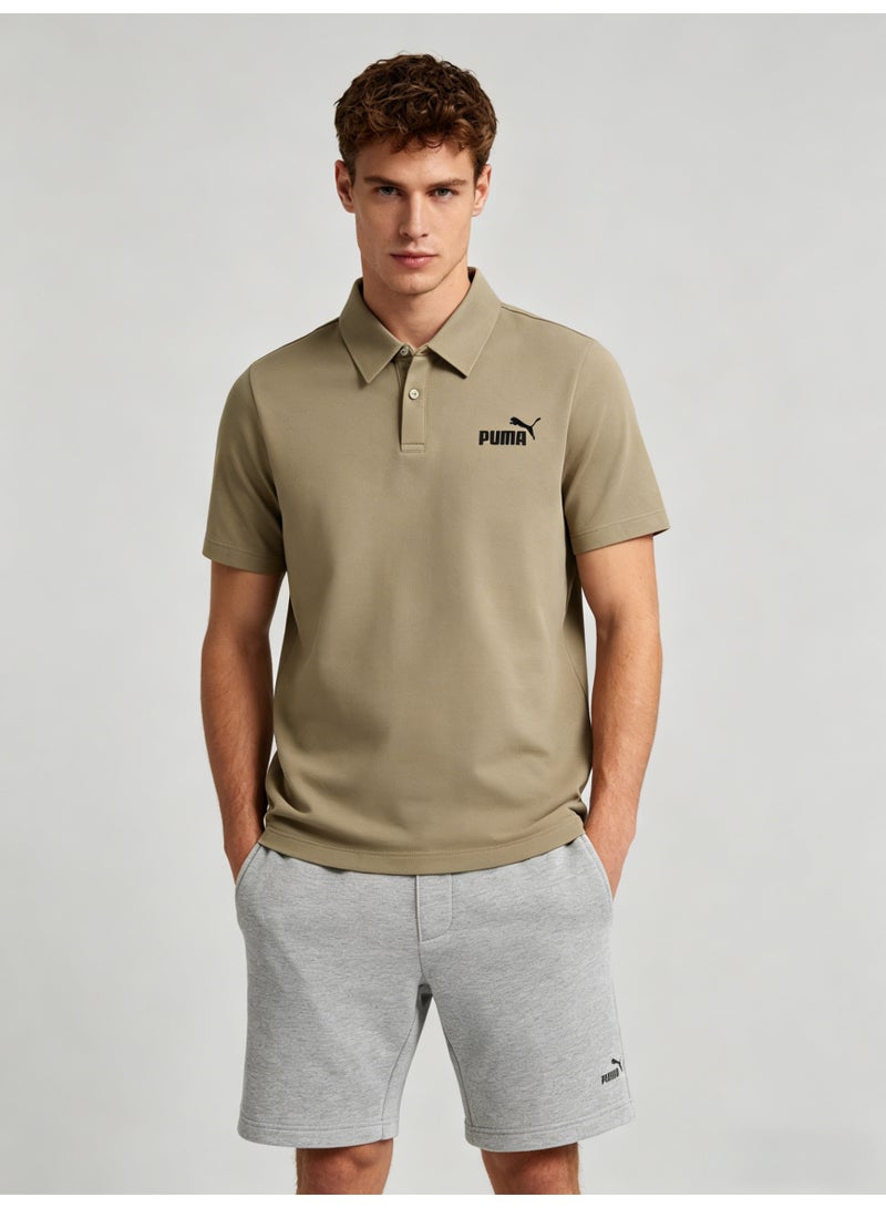 بوما PUMA Men’s Khaki Classic Polo | Versatile Everyday Essential - Image 3
