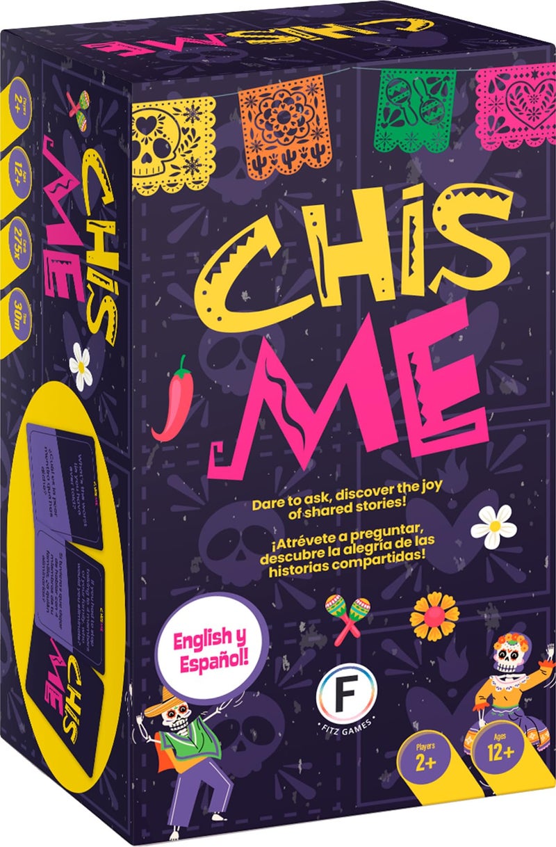 FITZ Chisme Party Game The Realest Spanish Party Game with 275 Hilarious Bilingual Question Cards to Spark Conversation for Kids Adults Ages 12 2 Players 30 Minute Playtime Made by Fitz - Image 3