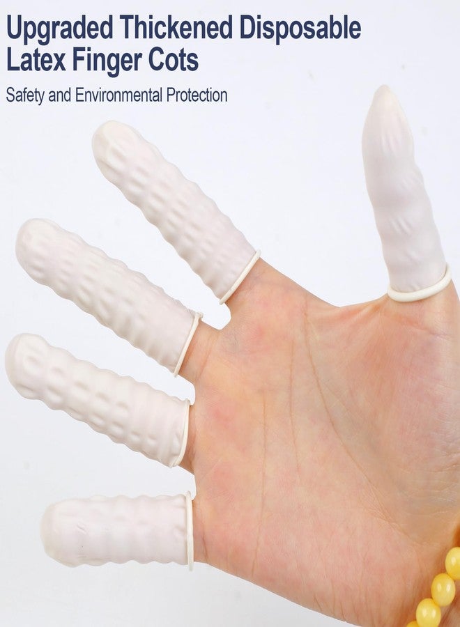 LECWELL Finger Cots Finger Gloves Disposable(Approx 480pcs),Medium Finger Protectors,Finger Covers Protection for Finger Tips,Thumb Protector for Electronic Repair, Handmade, Industrial Apply - Image 2