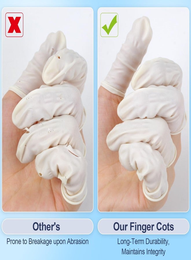 LECWELL Finger Cots Finger Gloves Disposable(Approx 480pcs),Medium Finger Protectors,Finger Covers Protection for Finger Tips,Thumb Protector for Electronic Repair, Handmade, Industrial Apply - Image 5