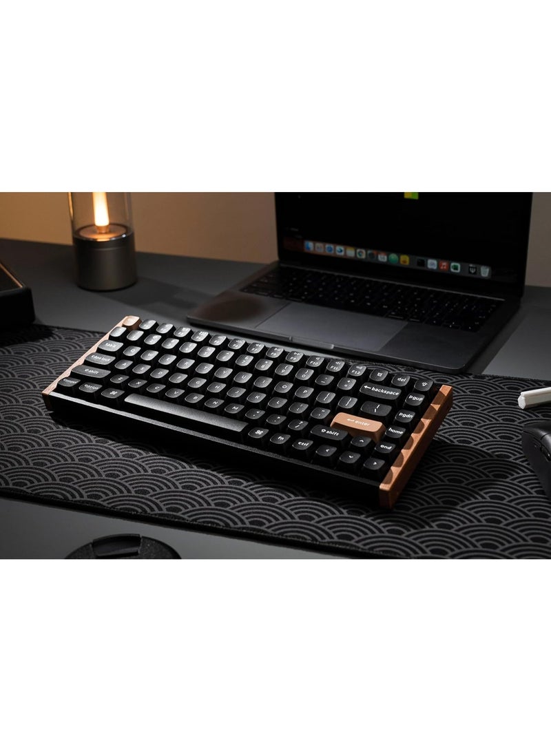 Keychron Keychron K2 HE 75% Wireless Mechanical Keyboard – 84-Key Compact Layout, Hall-Effect Magnetic Switches, Tri-Mode (2.4GHz / Bluetooth 5.1 / USB-C Wired), Hot-Swappable, Arabic–English Layout, South-Facing RGB  - Image 5