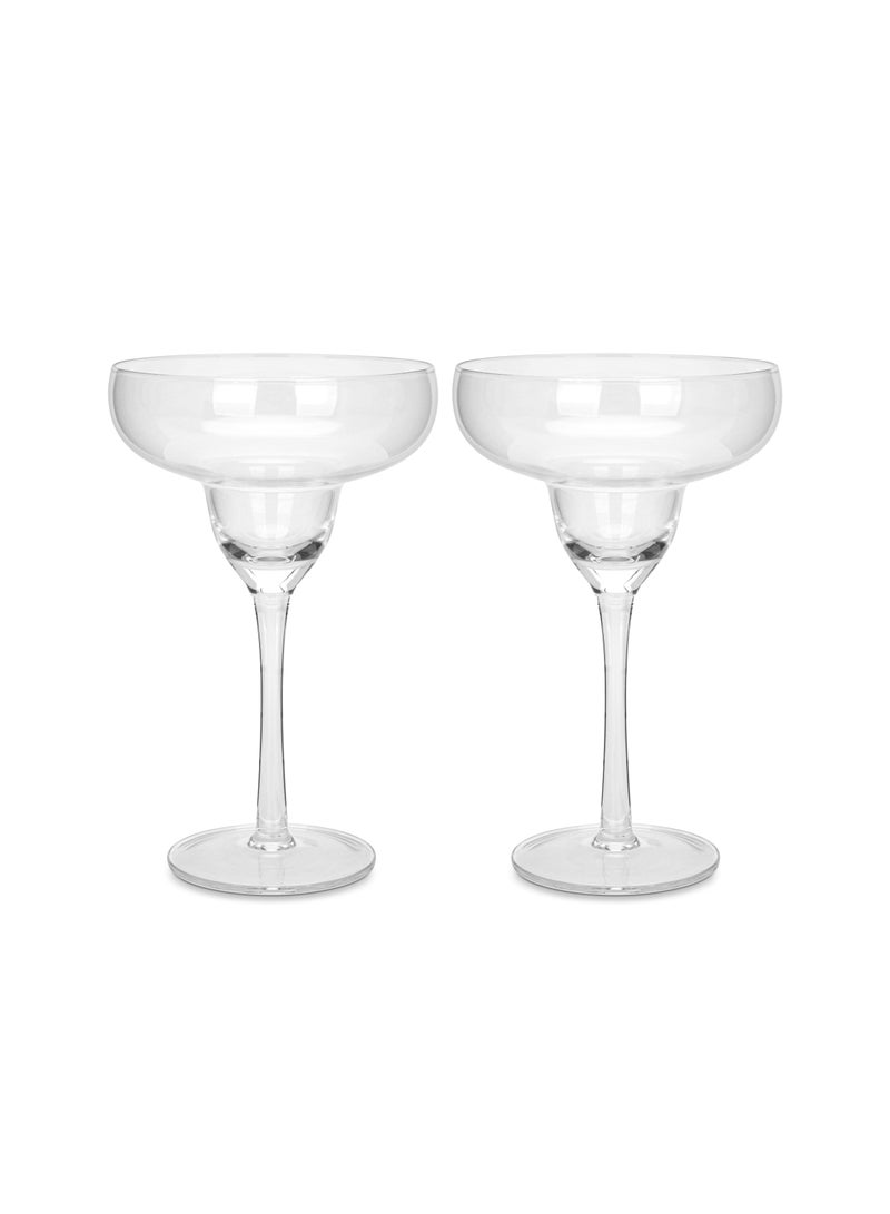 Fissman كؤوس كوكتيل 2 قطعة سعة 350 مل بشكل دائري من الكريستال - Image 4