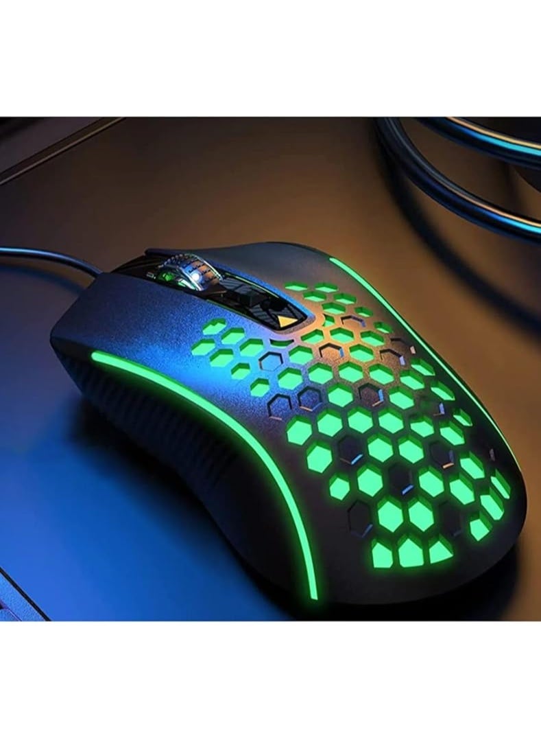 AULA T650 Wired Keyboard + Mouse + Headset +Mouse Pad Set - Image 3