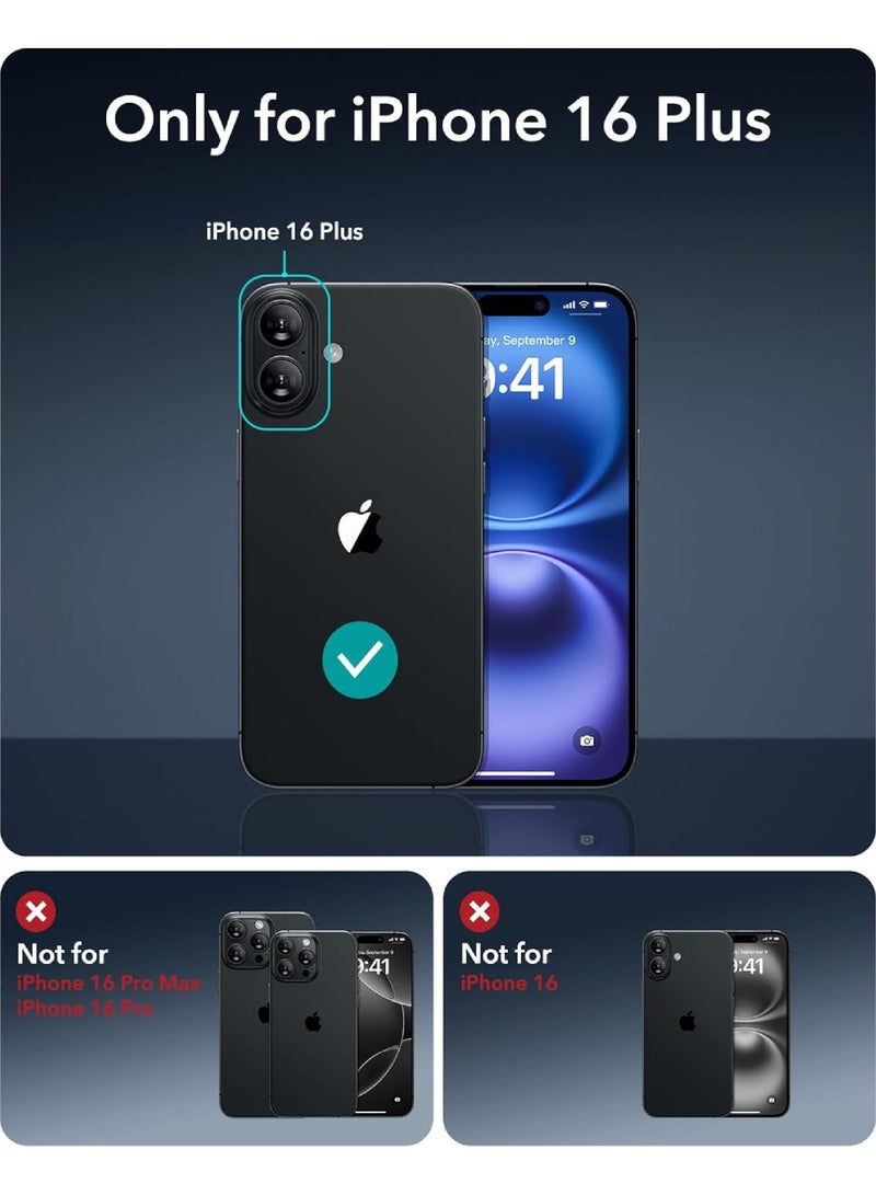 كابتن تيك For iPhone 16 Plus Case, Camera Control, Compatible with MagSafe, Shockof Grade tection, Magnetic Phone Case for iPhone 16 Plus, Classic Hybrid Case (HaloLock) - Image 2