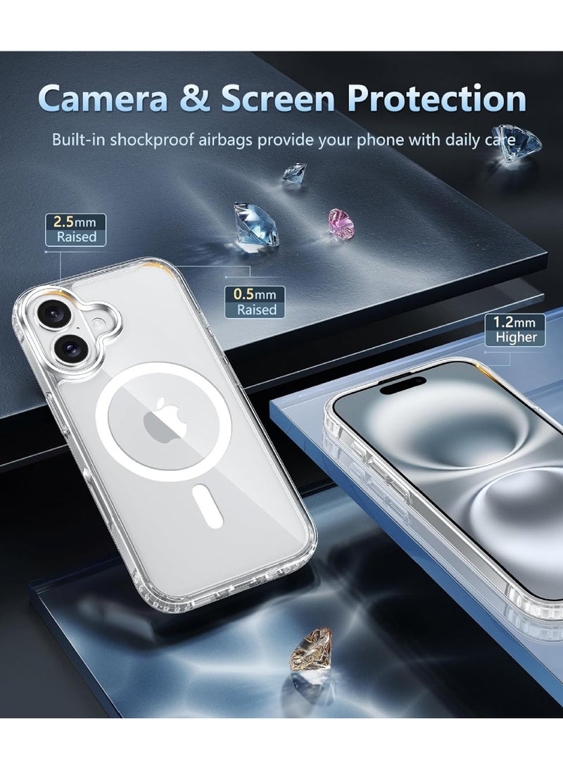 كابتن تيك For iPhone 16 Plus Case, Camera Control, Compatible with MagSafe, Shockof Grade tection, Magnetic Phone Case for iPhone 16 Plus, Classic Hybrid Case (HaloLock) - Image 5