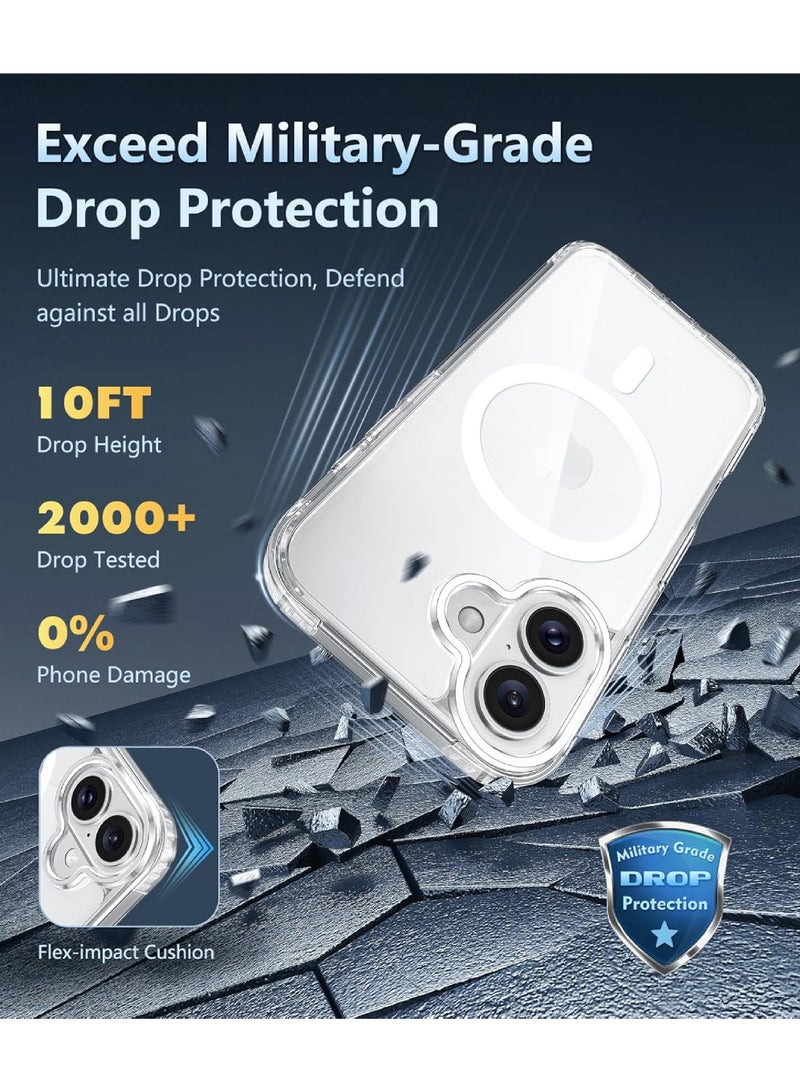 كابتن تيك For iPhone 16 Plus Case, Camera Control, Compatible with MagSafe, Shockof Grade tection, Magnetic Phone Case for iPhone 16 Plus, Classic Hybrid Case (HaloLock) - Image 4