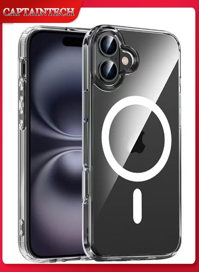 كابتن تيك For iPhone 16 Plus Case, Camera Control, Compatible with MagSafe, Shockof Grade tection, Magnetic Phone Case for iPhone 16 Plus, Classic Hybrid Case (HaloLock) - Image 1