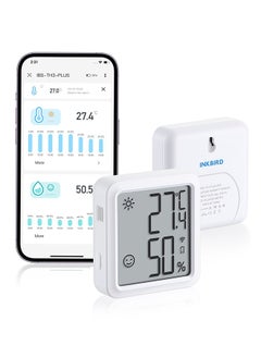 INKBIRD WiFi Thermometer Hygrometer Monitor Indoor Temperature Humidity Sensor IBS-TH3-PLUS-WIFI with LCD Display App Notification Alert 1 Year Data Storage Export Remote Monitor - pzsku/ZFB7EDDCF4EAD13701CB9Z/45/_/1709793282/af57d9d1-793d-4acd-aefe-13d4e11bf47f